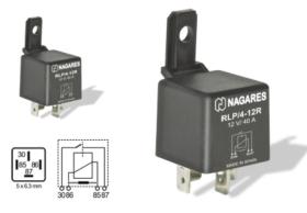  MR56 - RELE POLIV.12/40A C/RESISTEN.