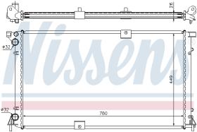Nissens 63818A - RADIADOR TRAFIC 2.5 DCI AC 0