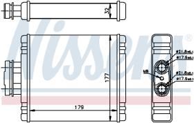Nissens 73654 - CALEFACTOR AUDI A 1/S 1 10- 1.2 TFSI(+)