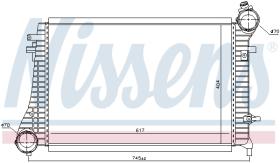 Nissens 96619 - INTERCOOL.A3/TOURAN 1.9TDI 01-