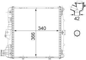 Mahle CR782000P - RADIADOR TURISMO PORSCHE 997/BOXSTE