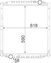 Mahle CR1552000S - RADIADOR CAMION/AUTOBUS MAN L2000 9