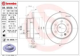 Brembo 08950914 - DISCO FRENO