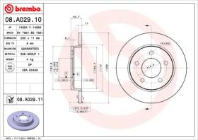 Brembo 08A02910 - DISCO FRENO