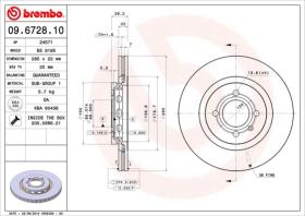 Brembo 09672810 - DISCO FRENO