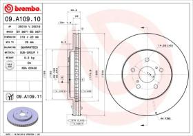 Brembo 09A10910 - DISCO FRENO