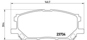 Brembo P83067 - PASTILLA FRENO