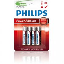 Philips LR03P4B/10 - BLISTER 4 PILAS AAA  LR03 POWER ALKALINE