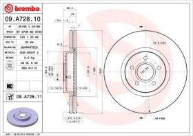 Brembo 09A72810 - DISCO FRENO