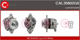 Casco CAL35602GS - ALTERNADOR MITSUBISHI TYPE 24V 20AMP