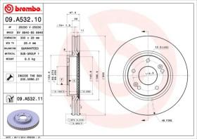 Brembo 09A53210 - DISCO DE FRENO