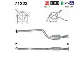 As 71223 - CATALIZADOR MERCEDES CLK200 KOMPRES