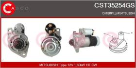  CST35254GS - MOTOR DE ARRANQUE MITSUBISHI TYPE 12V 1,60KW 13T CW