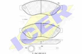 Icer 141803 - J.PAST.DEL.CITR/FIAT/PEUG. 1 SENSOR