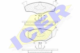 Icer 181178 - J.PAST.DEL.SEAT/SKODA/VW GRUESA