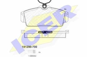 Icer 181290700 - J.PAST.DEL.ALMERA 2.2 DCI 00->   (GRL)