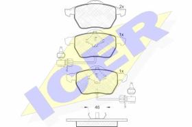  181331 - J.PAST.DEL.AUDI/SEAT/VW C/TESTIGO.GRUESO.20.4