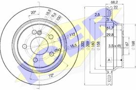 Icer 78BD09102 - J.DISCOS FRENO