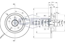 Icer 78BD22361 - DISCO TRS.274MM REN.(MAC)