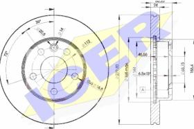 Icer 78BD30152 - J.DISCOS FRENO