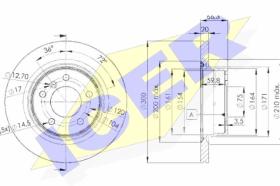  78BD34062 - J.2 DISCO TRS BMW S1/2/3  (299,9MM)  (VENT)