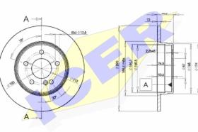 Icer 78BD34122 - J.DISCOS FRENO