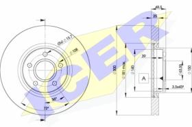 Icer 78BD39372 - J.DISCOS FRENO