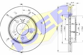 Icer 78BD45392 - J.2 DISCOS DEL.BMW (VENT) 300MM