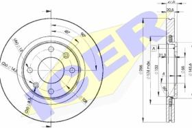  78BD46972 - J.2 DISCOS DEL.CITR/PEUG.(VENT) 266MM