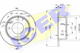 Icer 78BD78112 - J.DISCOS FRENO