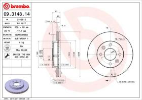 Brembo 09314814 - DISCO FRENO