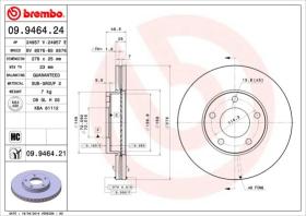 Brembo 09946424 - DISCO FRENO