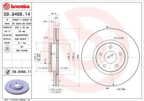 Brembo 09946814 - DISCO FRENO