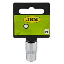 Jbm 10249 - VASO CORTO  HEX 3/8" DE 19MM