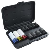 Jbm 52343 - SET DE 12 VASOS DE IMPACTO DE 1/2"