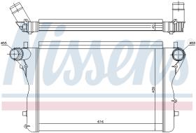 Nissens 96420 - INTERCOOLER AUDI A3/S3(8P)(03-)2.0 TFSI
