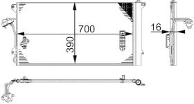 Mahle AC659000S - CONDENS.VW TOUAREG/PORSCHE