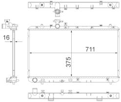 Mahle CR1314000S - RADIADOR TURISMO SUZUKI SX4 STANDAR