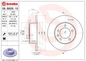 Brembo 08B82910 - DISCO FRENO