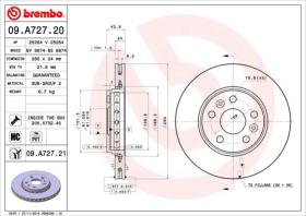 Brembo 09A72720 - DISCO FRENO