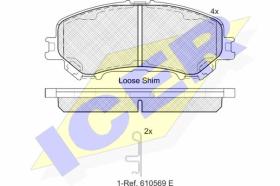 Icer 182181 - J.PAST.DEL.NISSAN