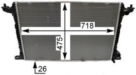 Mahle CR2179000P - RADIADOR TURISMO AUDI A4/A5/Q5/A6/A