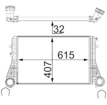  CI83000S - INTERCAMBIADOR(INTERCOOLER)TURISMO