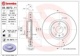 Brembo 09B97211 - DISCO DE FRENO