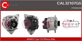 Casco CAL32107GS - ALTERNADOR MANDO TYPE 12V 95AMP 4RIBS