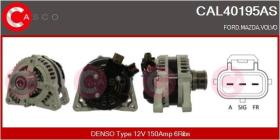  CAL40195AS - ALTERNADOR DENSO TYPE 12V 150AMP 6RIBS