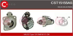  CST15155AS - MOTOR DE ARRANQUE VALEO TYPE 12V 3KW 9/11T CW