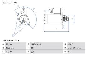  0986025940 - MOTOR ARRANQUE