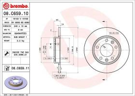 Brembo 08C65911 - DISCO FRENO