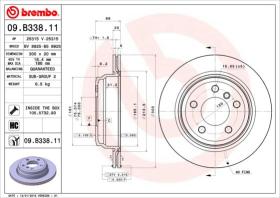 Brembo 09B33811 - DISCO FRENO